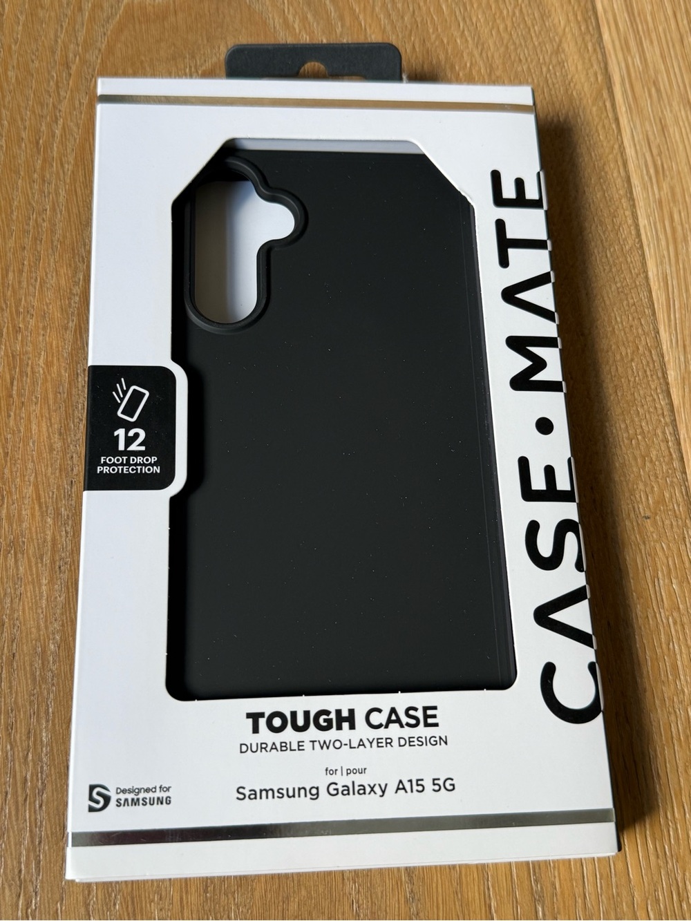 New Case-Mate Tough Case for Samsung Galaxy A15 5G Black